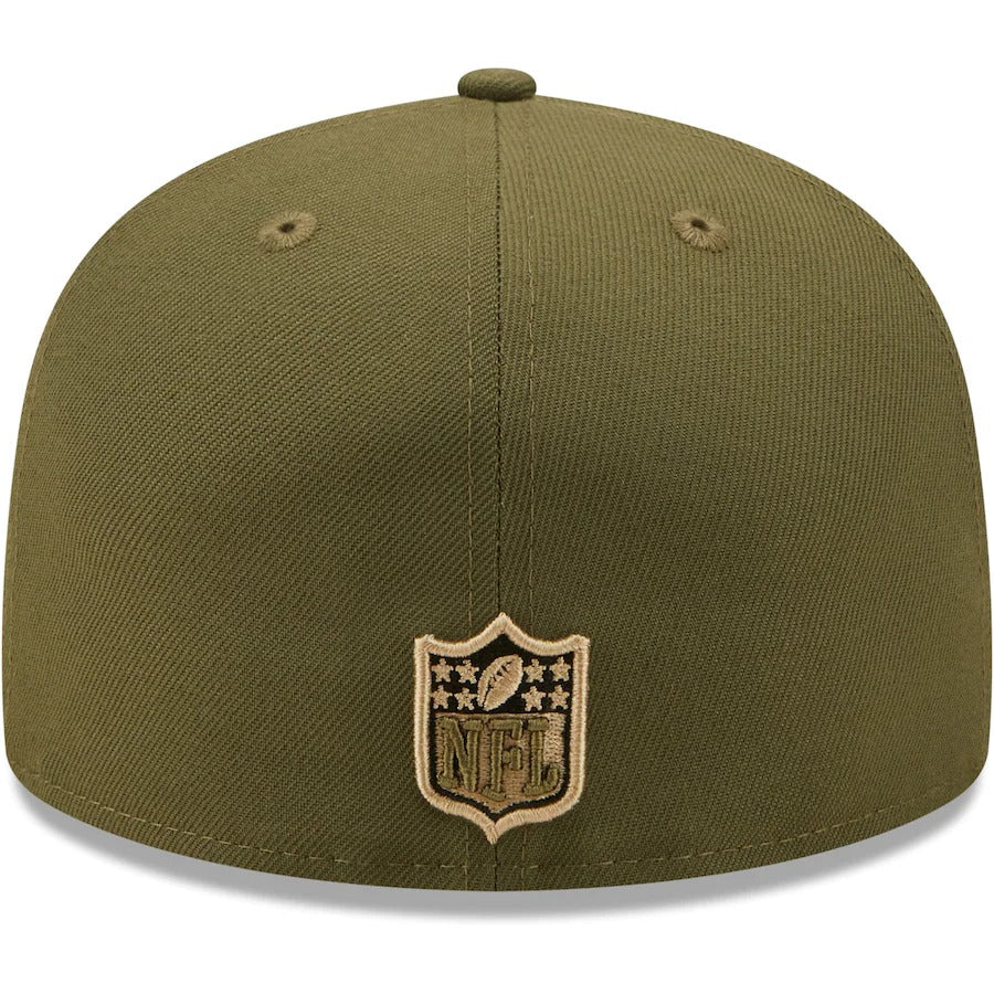 Dallas Cowboys New Era 2019 Salute to Service Sideline 59FIFTY Fitted Hat -  Olive