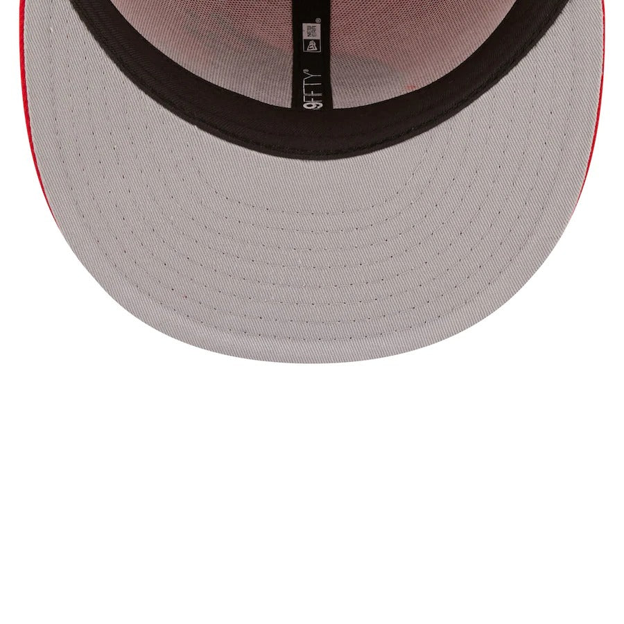 New Era Toronto Raptors Red Splatter 59FIFTY Fitted Hat