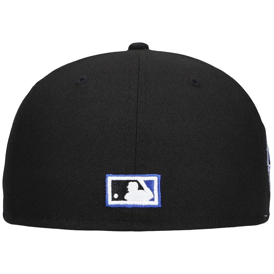 New Era Baltimore Orioles Black World Series 1966 World Series Patch Royal Under Visor 59FIFTY Fitted Hat