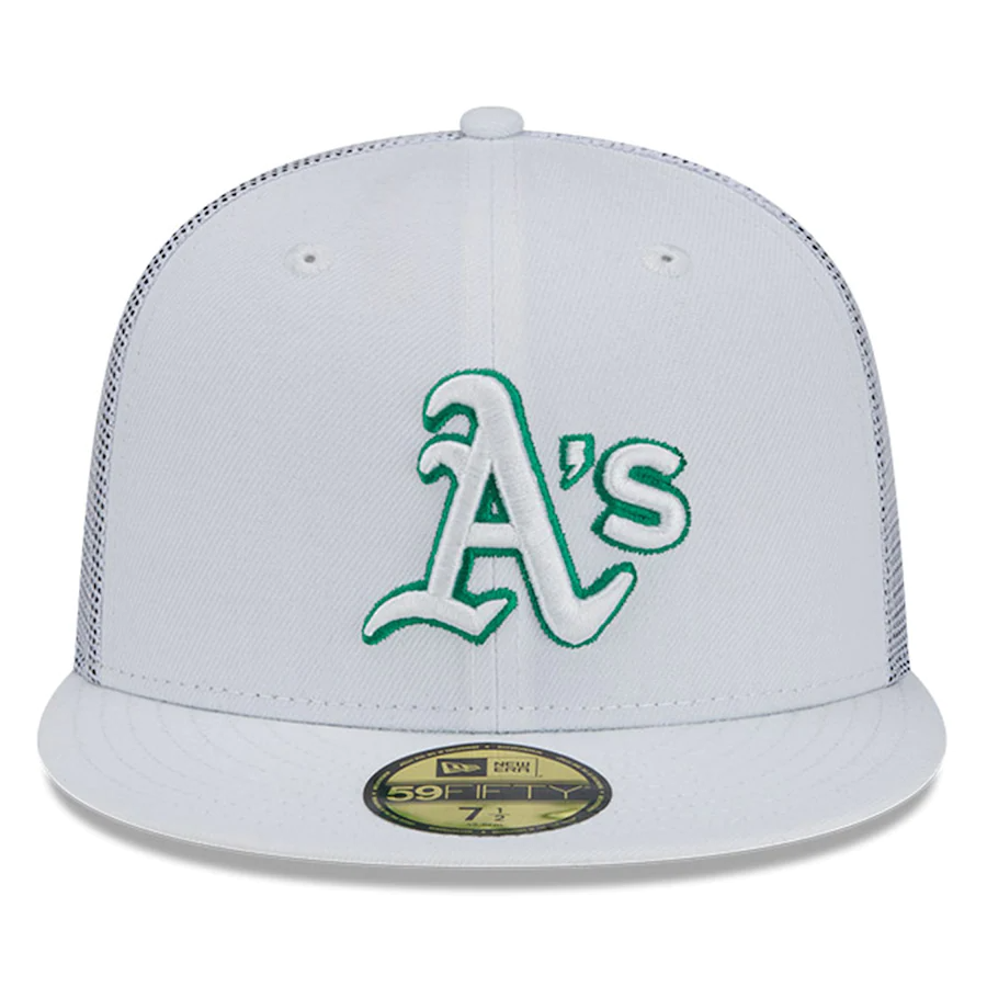 New Era Oakland Athletics White 2022 Batting Practice 59FIFTY Fitted Hat