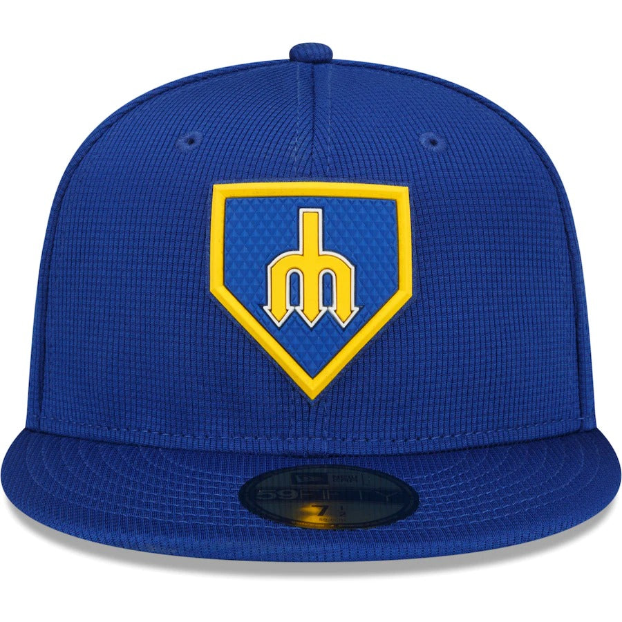 New Era Seattle Mariners Royal 2022 Clubhouse Cooperstown Collection 59FIFTY Fitted Hat