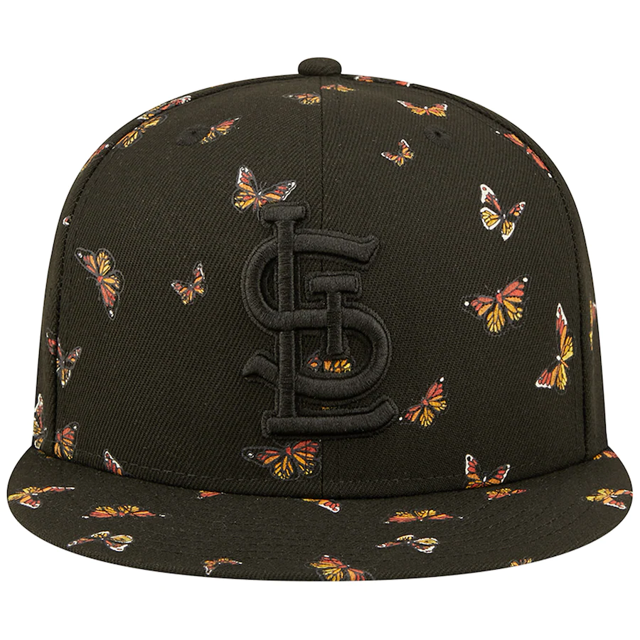 New Era St. Louis Cardinals Black Flutter 59FIFTY Fitted Hat