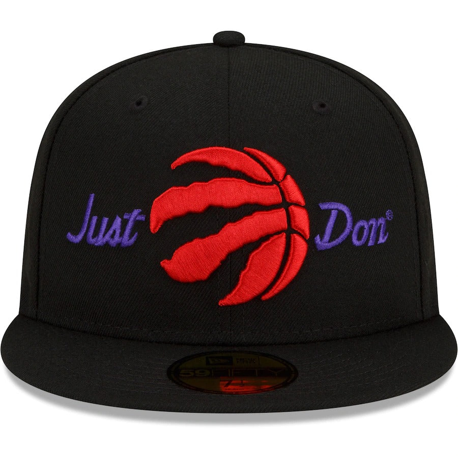 New Era x Just Don Toronto Raptors Black 59FIFTY Fitted Hat