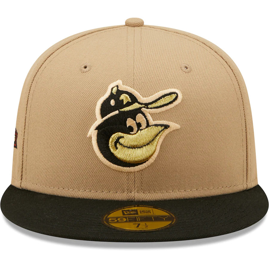 New Era Baltimore Orioles Brown 1966 World Series Camel 59FIFTY Fitted Hat