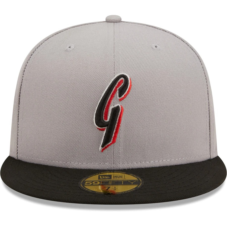 New Era San Francisco Giants Gray/Black 25th Anniversary Red Undervisor 59FIFTY Fitted Hat