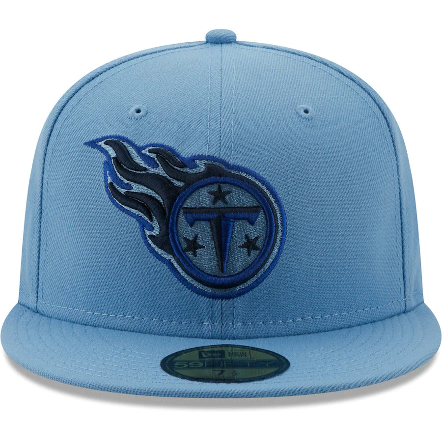 New Era Light Blue Tennessee Titans 15 Years The Pastels 59FIFTY Fitted Hat