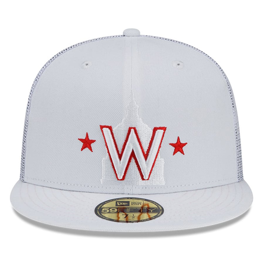 New Era Washington Nationals White 2022 Batting Practice 59FIFTY Fitted Hat