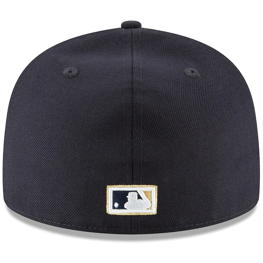 New Era Houston Astros Navy Cooperstown Collection Logo 59FIFTY Fitted Hat