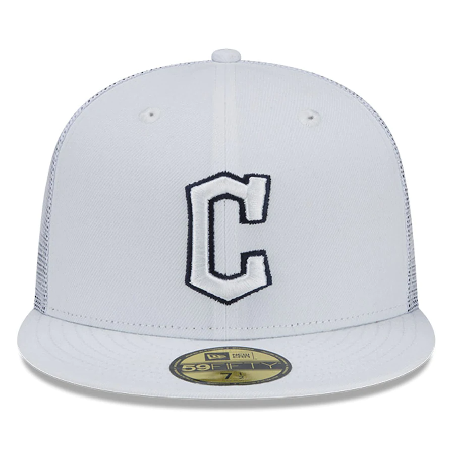 New Era Cleveland Guardians White 2022 Batting Practice 59FIFTY Fitted Hat