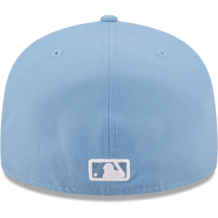 New Era Baltimore Orioles Sky Blue Logo White 59FIFTY Fitted Hat