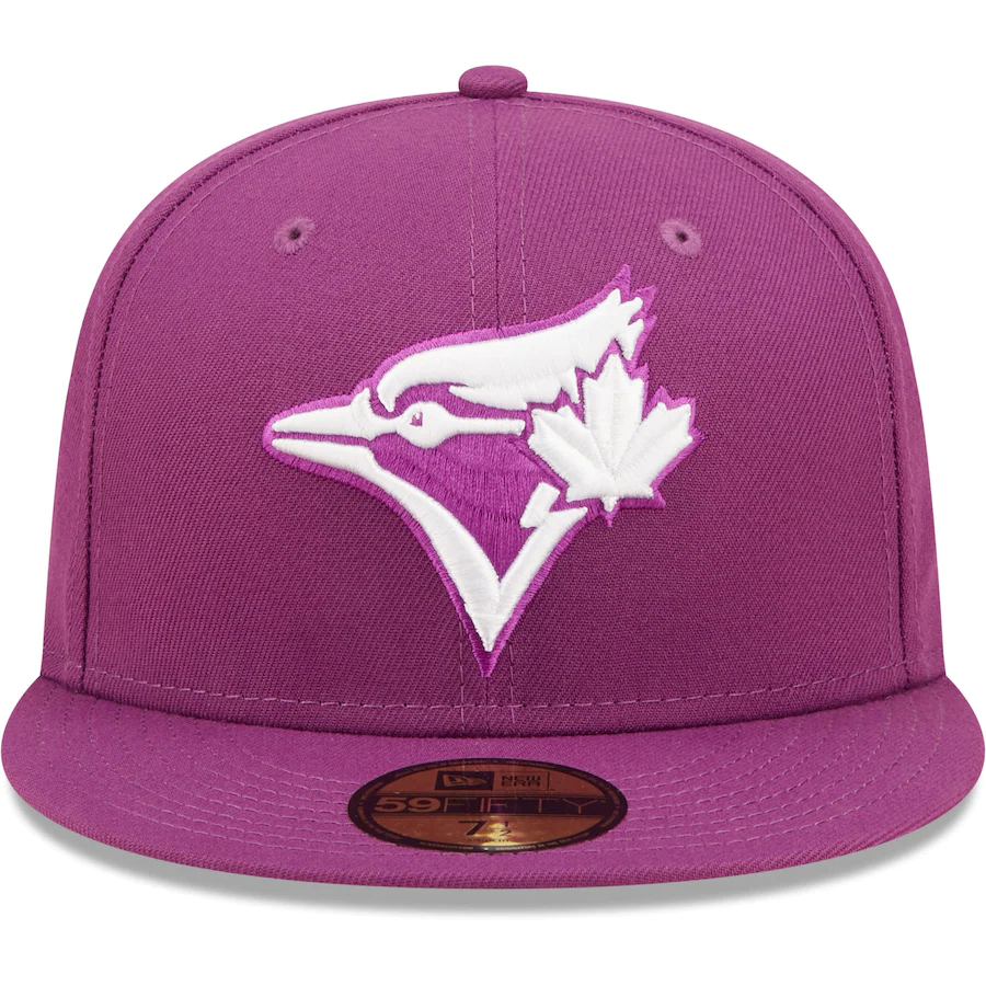 New Era Toronto Blue Jays Grape Purple Logo 59FIFTY Fitted Hat