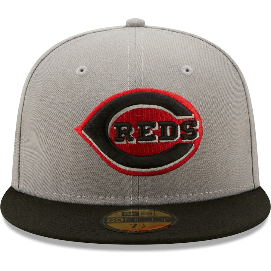 New Era Gray/Black Cincinnati Reds 2015 MLB All-Star Game Red Undervisor 59FIFTY Fitted Hat