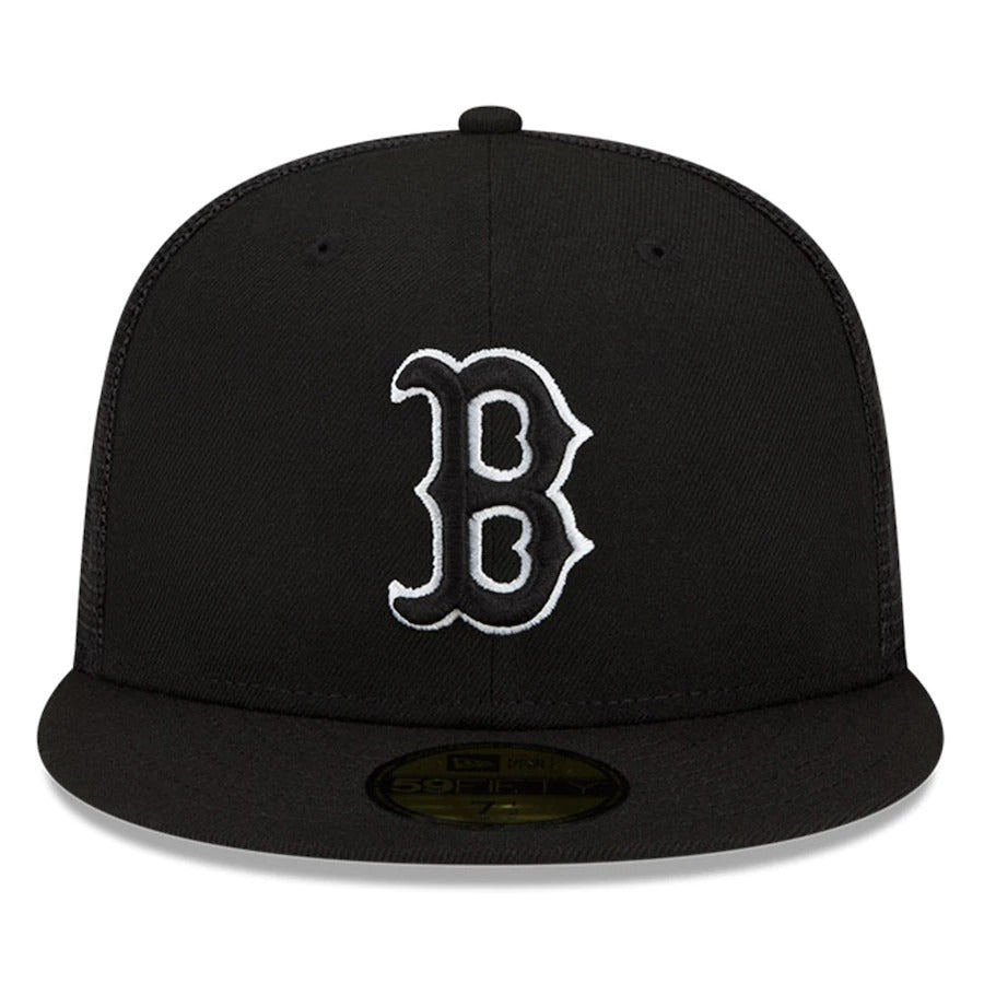 New Era Boston Red Sox Black 2022 Batting Practice 59FIFTY Fitted Hat