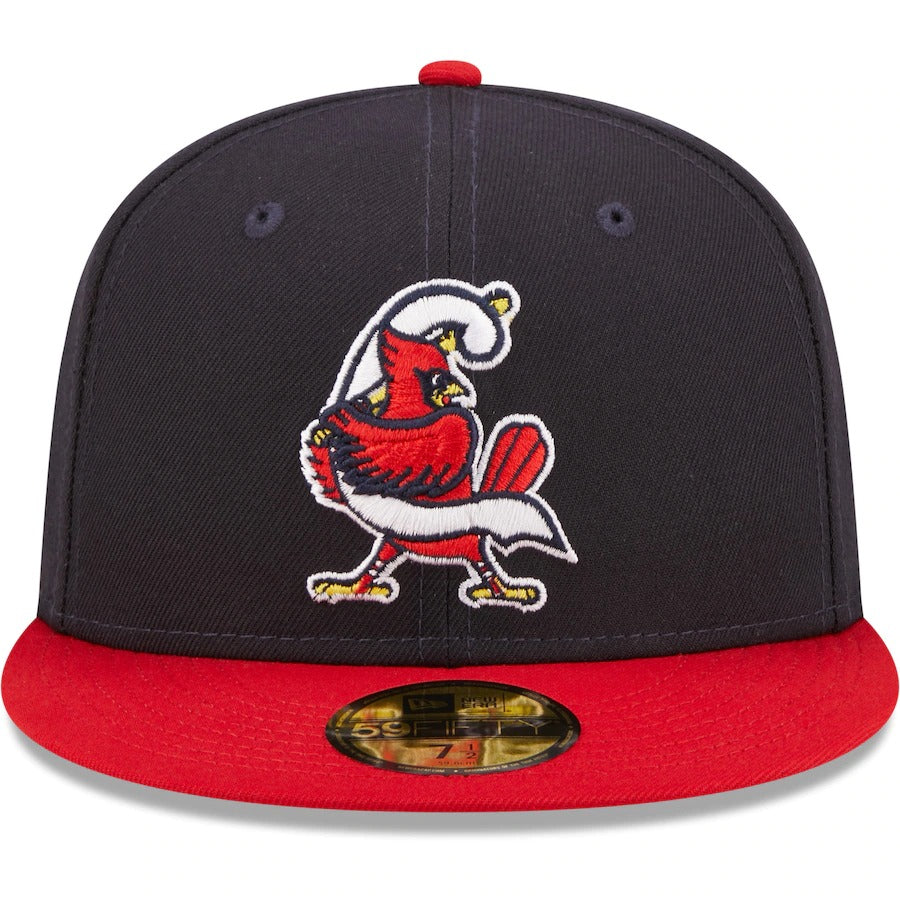 New Era Springfield Cardinals Navy Authentic Collection 59FIFTY Fitted Hat