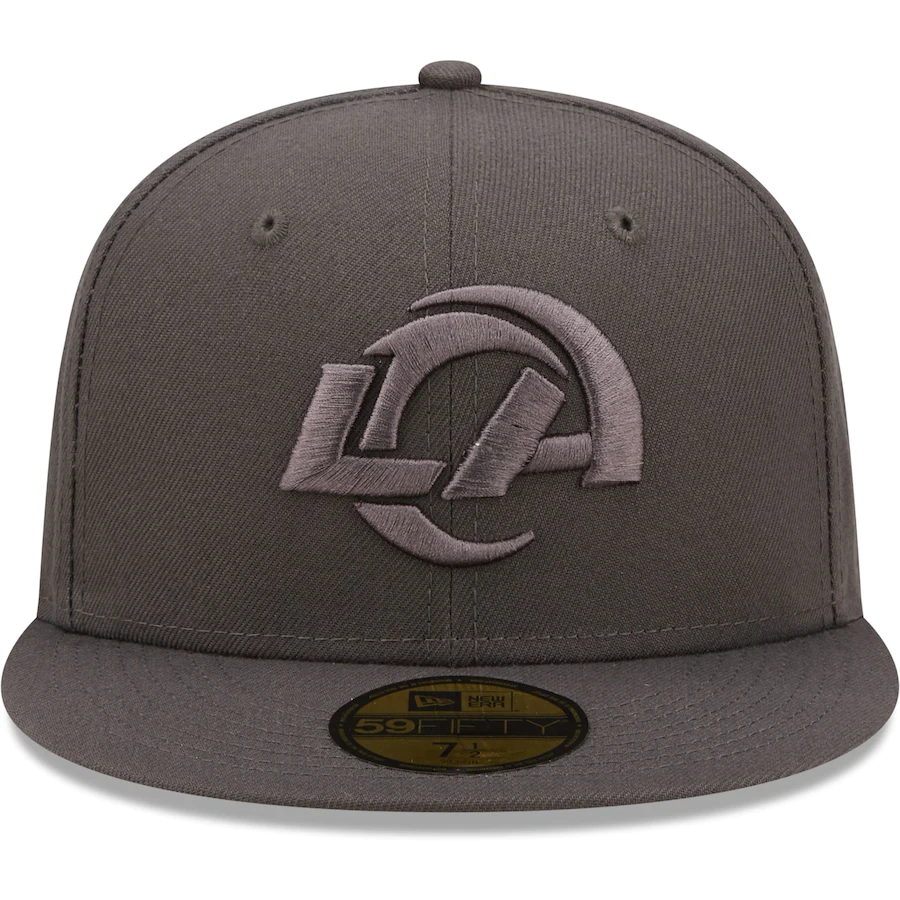 New Era Los Angeles Rams Graphite Color Pack 59FIFTY Fitted Hat