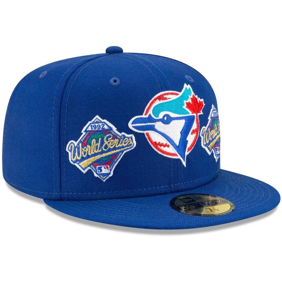 New Era Toronto Blue Jays Royal 2x World Series Champions 59FIFTY Fitted Hat