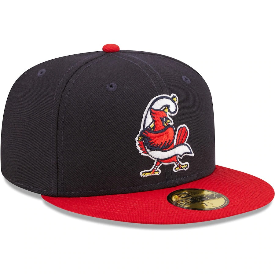 New Era Springfield Cardinals Navy Authentic Collection 59FIFTY Fitted Hat