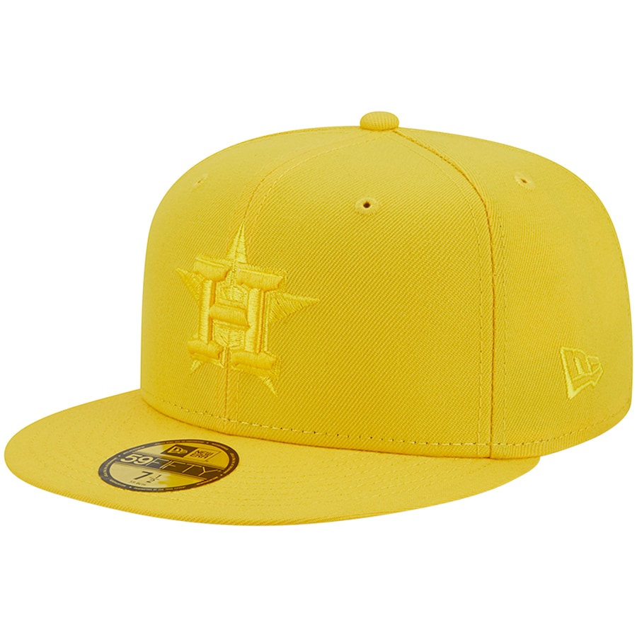 New Era Houston Astros Yellow Icon Color Pack 59FIFTY Fitted Hat