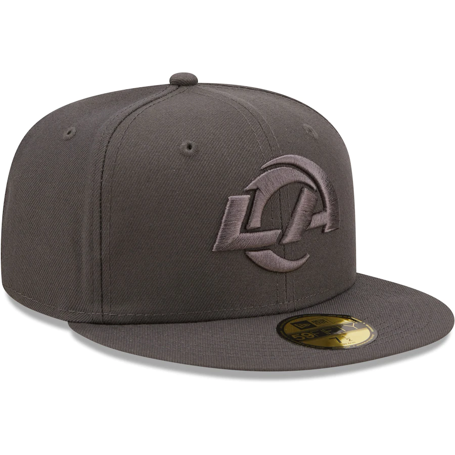 New Era Los Angeles Rams Graphite Color Pack 59FIFTY Fitted Hat