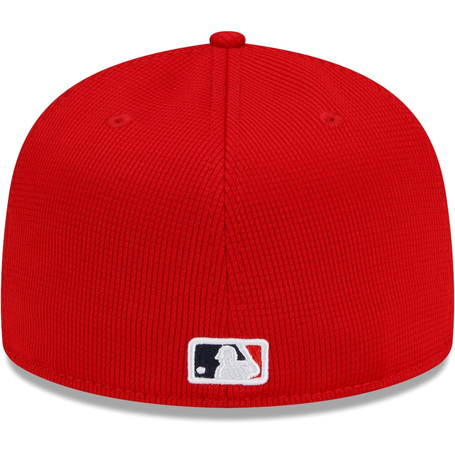 New Era Los Angeles Angels Red 2022 Clubhouse 59FIFTY Fitted Hat