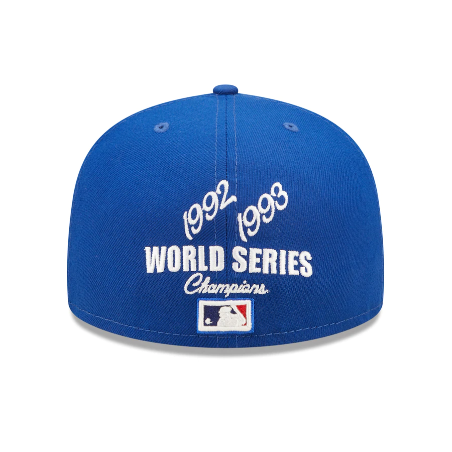 New Era Toronto Blue Jays Royal 2x World Series Champions Crown 59FIFTY Fitted Hat