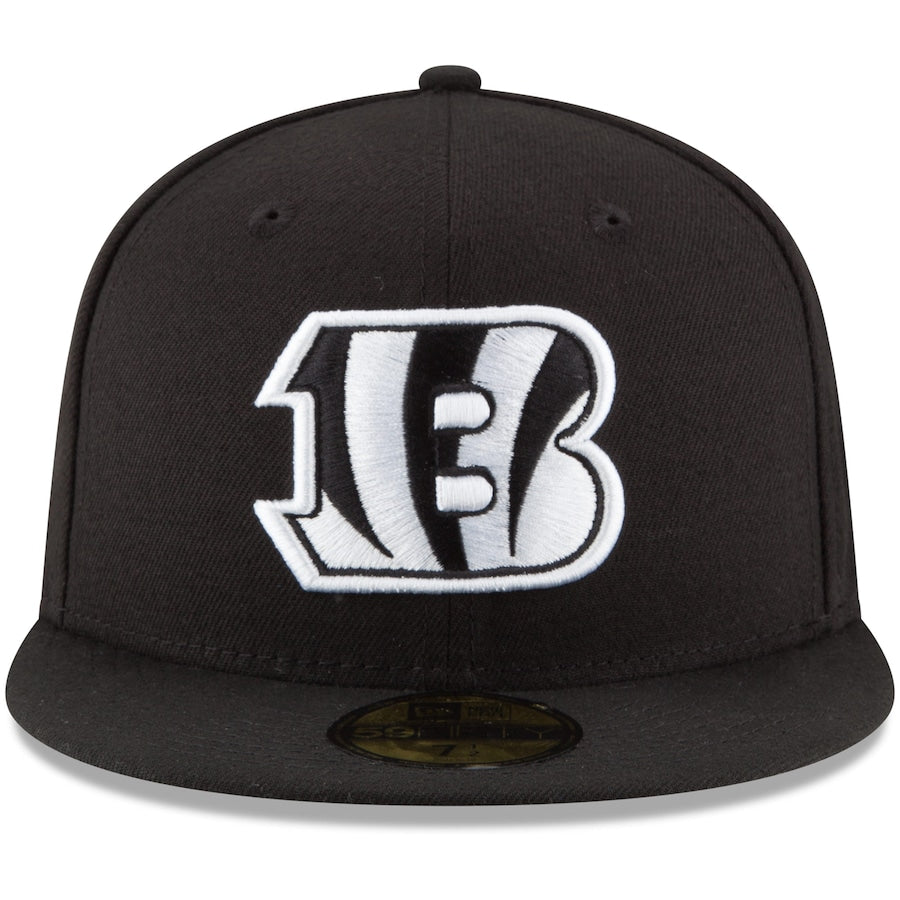 New Era Cincinnati Bengals Black B-Dub 59FIFTY Fitted Hat