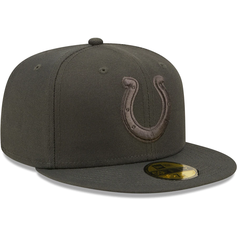 New Era Indianapolis Colts Graphite Color Pack 59FIFTY Fitted Hat