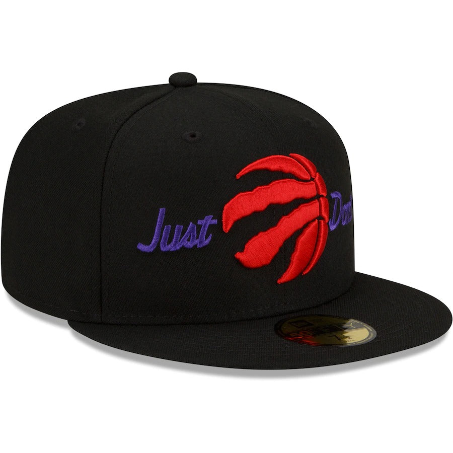 New Era x Just Don Toronto Raptors Black 59FIFTY Fitted Hat