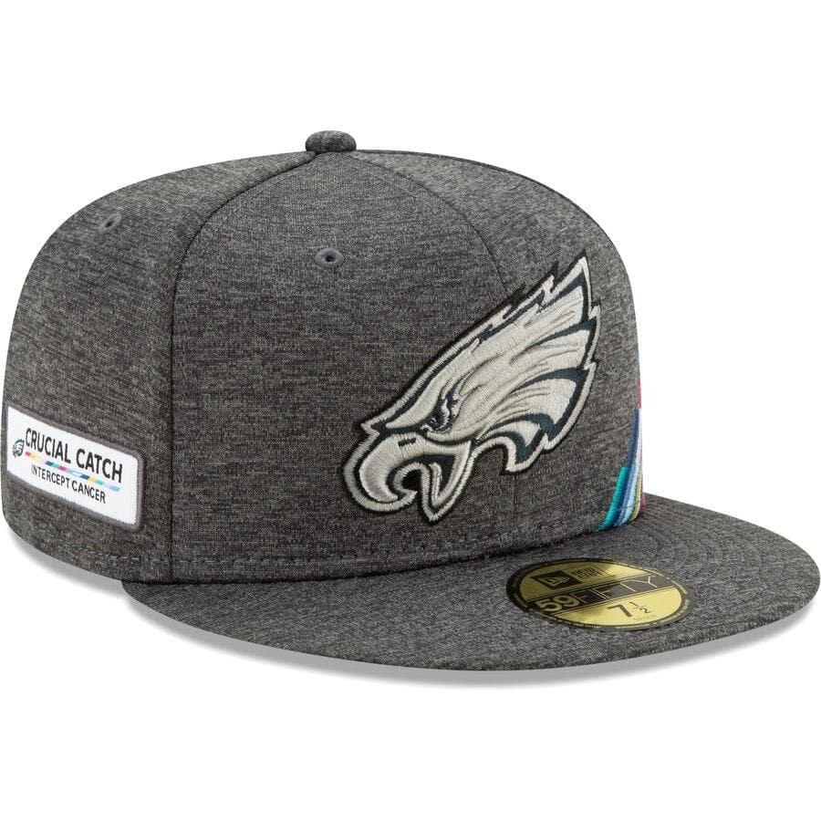 New Era Philadelphia Eagles 2019 NFL Crucial Catch 59FIFTY Fitted Hat