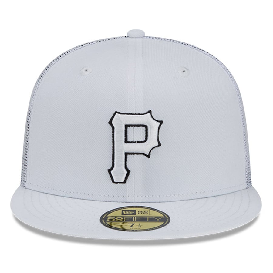 New Era Pittsburgh Pirates White 2022 Batting Practice 59FIFTY Fitted Hat