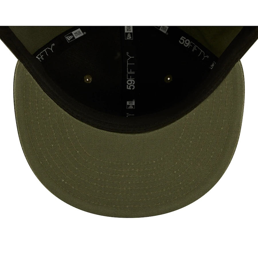 New Era Colorado Rockies Olive Splatter 59FIFTY Fitted Hat