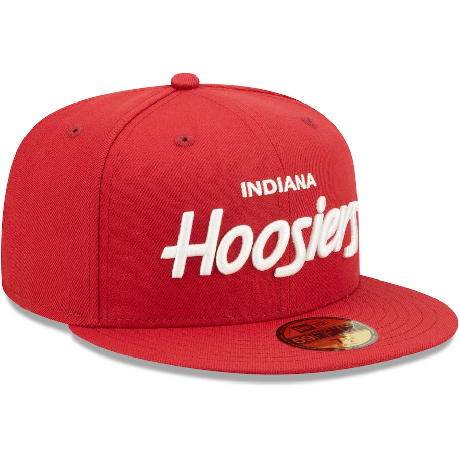 New Era Indiana Hoosiers Crimson Griswold 59FIFTY Fitted Hat