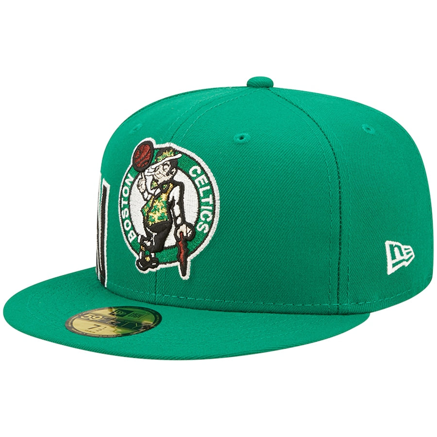 New Era Boston Celtics Kelly Green Side Split 59FIFTY Fitted Hat