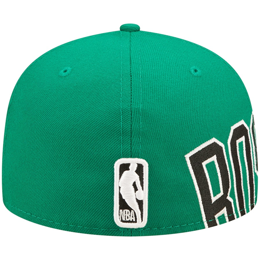 New Era Boston Celtics Kelly Green Side Split 59FIFTY Fitted Hat