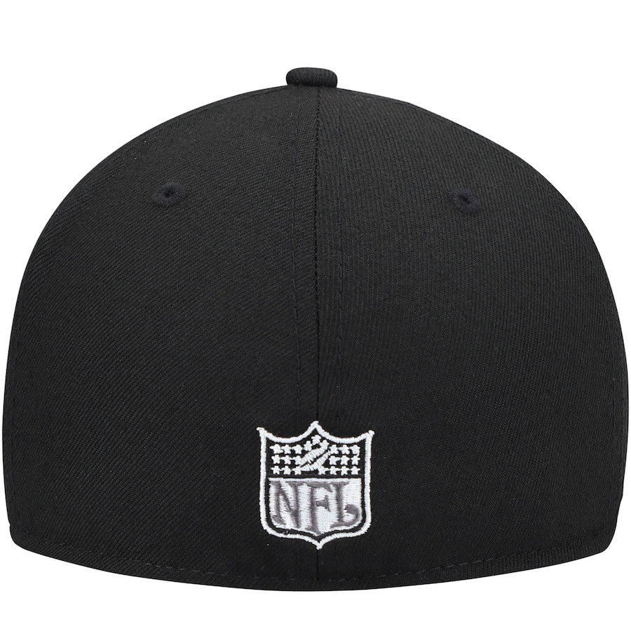 New Era Black New York Jets Super Bowl Patch 59FIFTY Fitted Hat