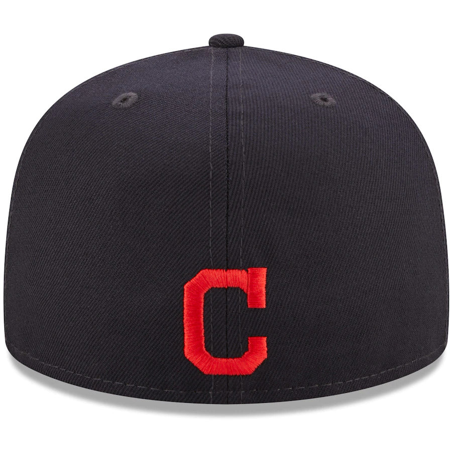 New Era Navy Cleveland Indians Scored 59FIFTY Fitted Hat