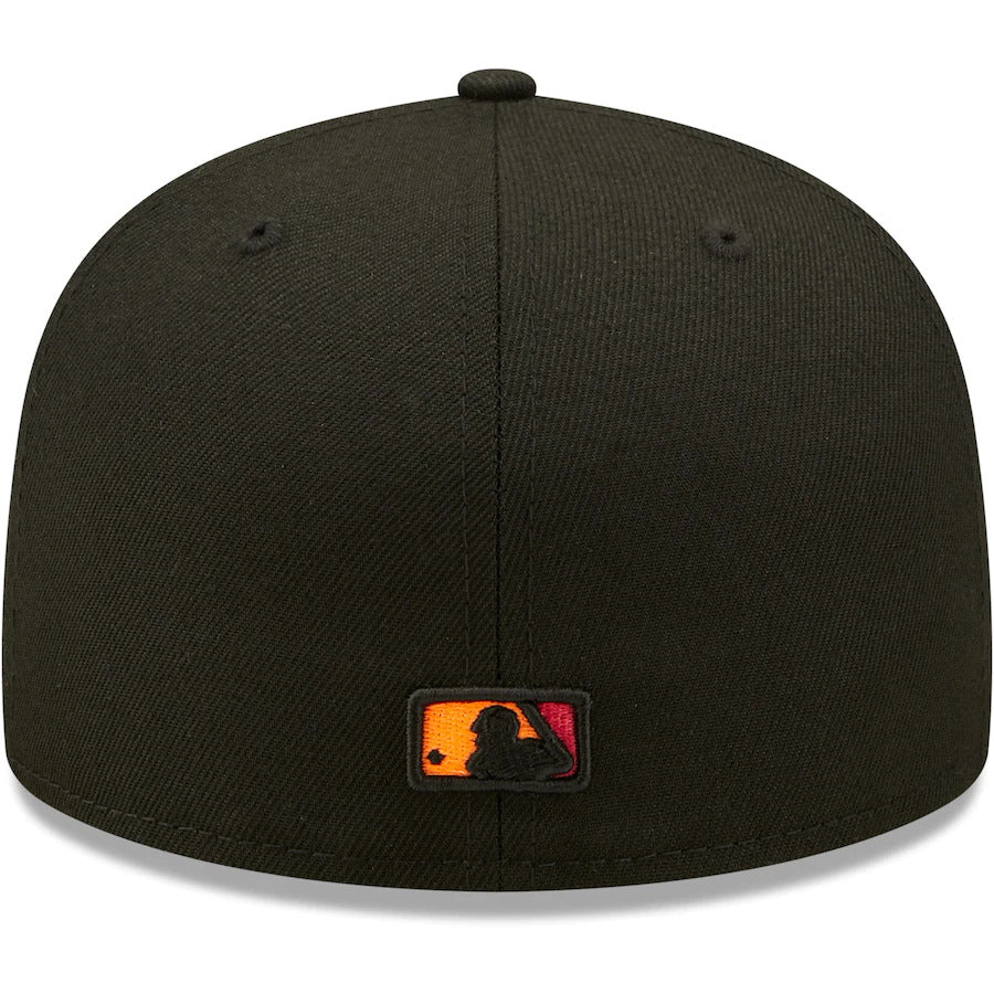 New Era Black Arizona Diamondbacks Neon Fill 59FIFTY Fitted Hat