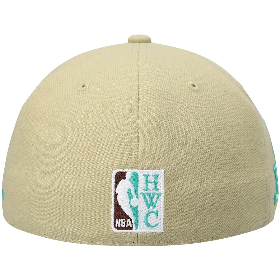 Mitchell & Ness Phoenix Suns Khaki 40th Anniversary Hardwood Classics Malibu Sunrise Fitted Hat