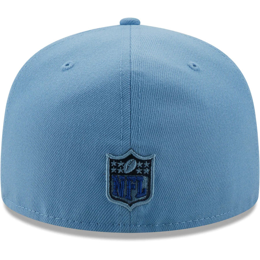 New Era Light Blue Tennessee Titans 15 Years The Pastels 59FIFTY Fitted Hat