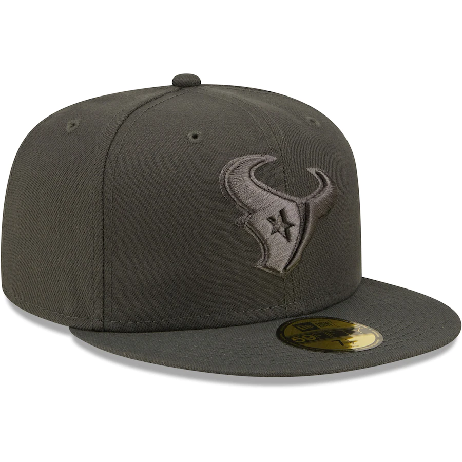 New Era Houston Texans Graphite Color Pack 59FIFTY Fitted Hat