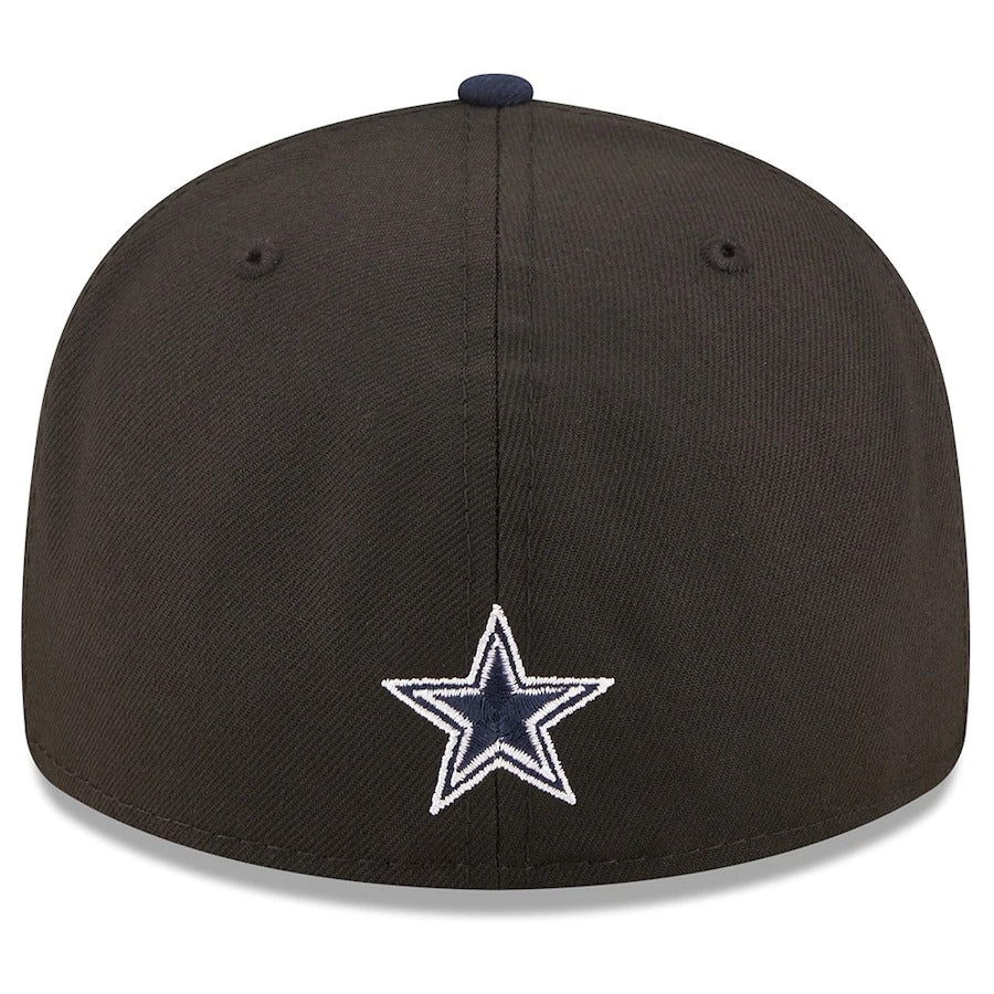 New Era Dallas Cowboys Black/Navy 2022 NFL Draft Low Profile 59FIFTY Fitted Hat