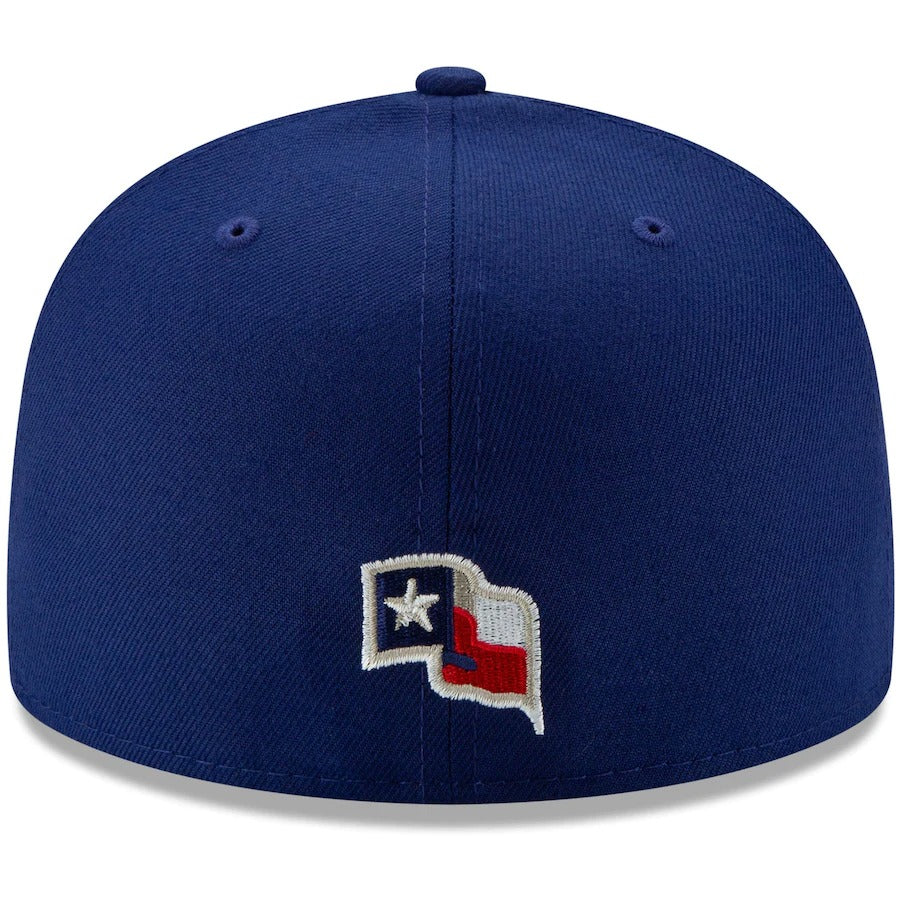 New Era Texas Rangers Royal Logo Elements 59FIFTY Fitted Hat