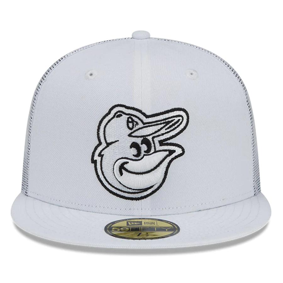 New Era Baltimore Orioles White 2022 Batting Practice 59FIFTY Fitted Hat