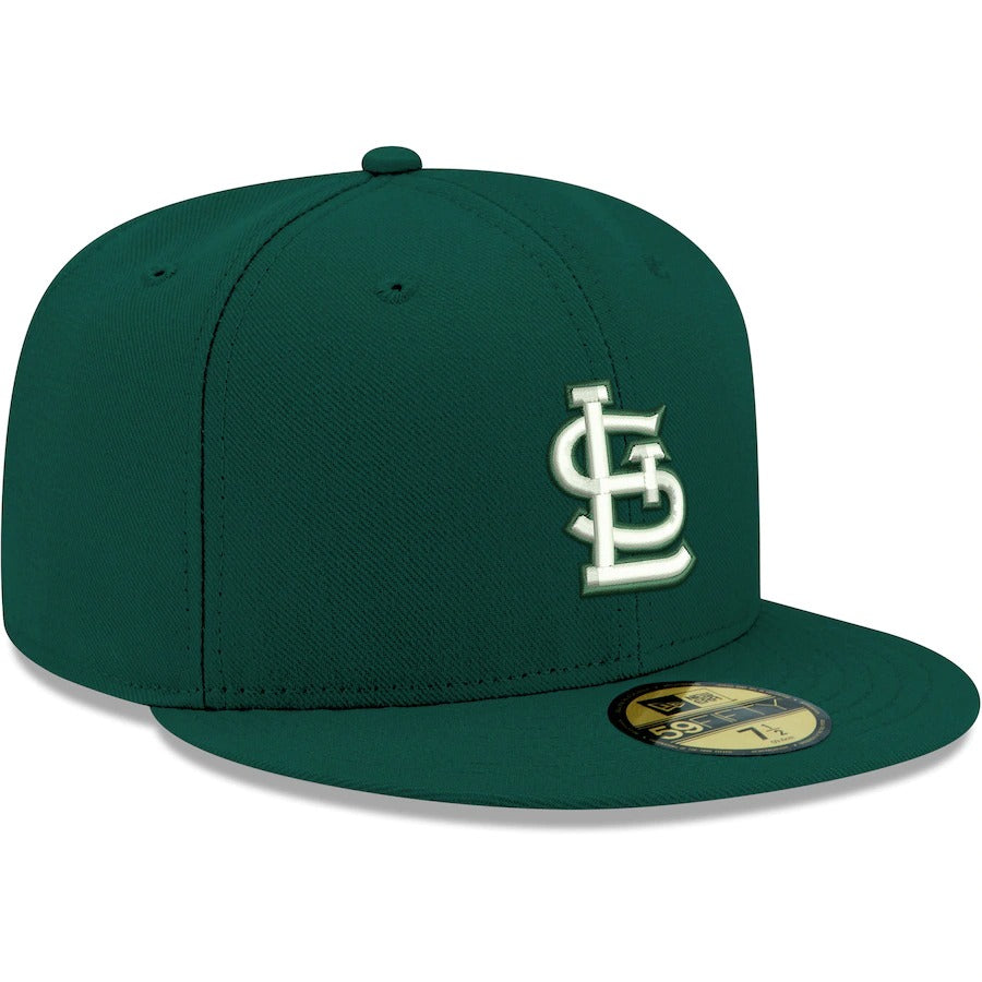 New Era St. Louis Cardinals Dark Green Logo 59FIFTY Fitted Hat