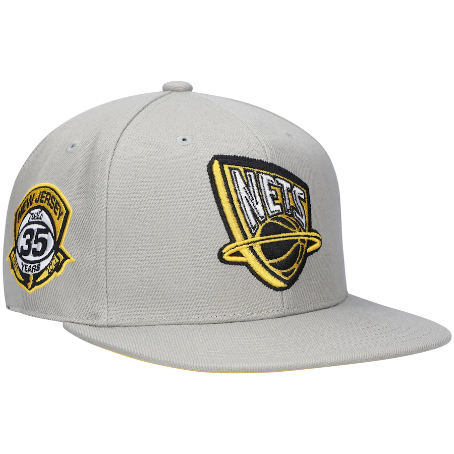 Mitchell & Ness New Jersey Nets NBA Wheat Hardwood Classics Snapback Hat