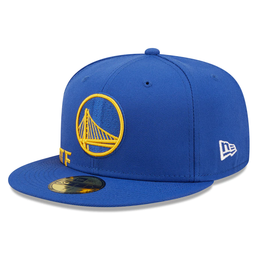 New Era Golden State Warriors Royal Side Split 59FIFTY Fitted Hat