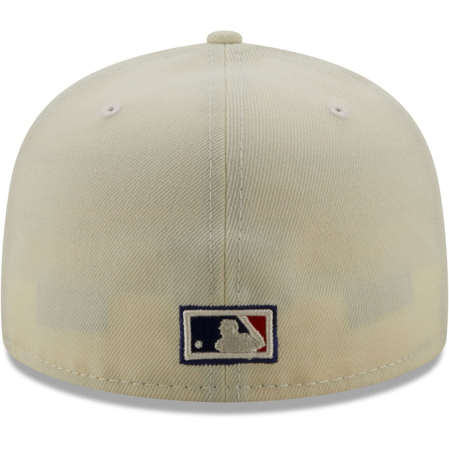 New Era Los Angeles Dodgers Cream 1980 All-Star Game Chrome Alternate Undervisor 59FIFTY Fitted Hat