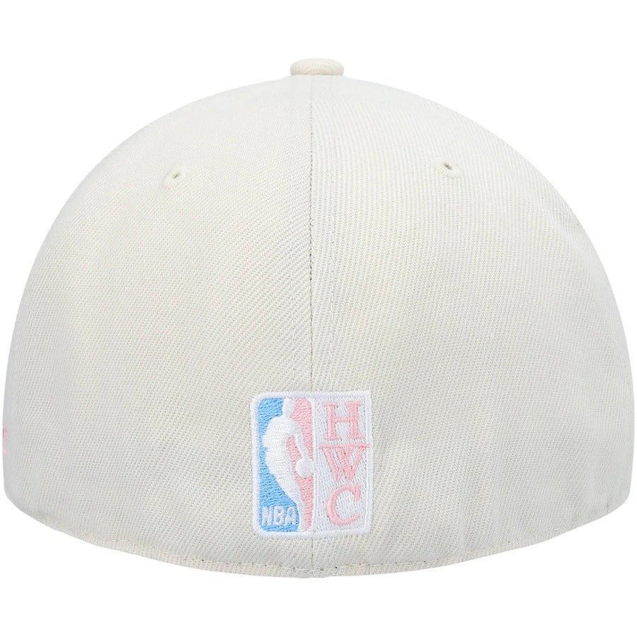 Mitchell & Ness x Lids Portland Trail Blazers Cream NBA Draft Hardwood Classics Cake Pop Fitted Hat