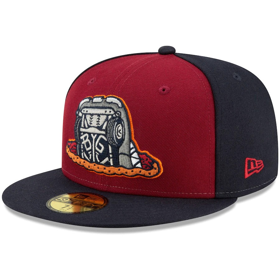 New Era Bowling Green Hot Rods Red/Navy Theme Nights On-Field 59FIFTY Fitted Hat