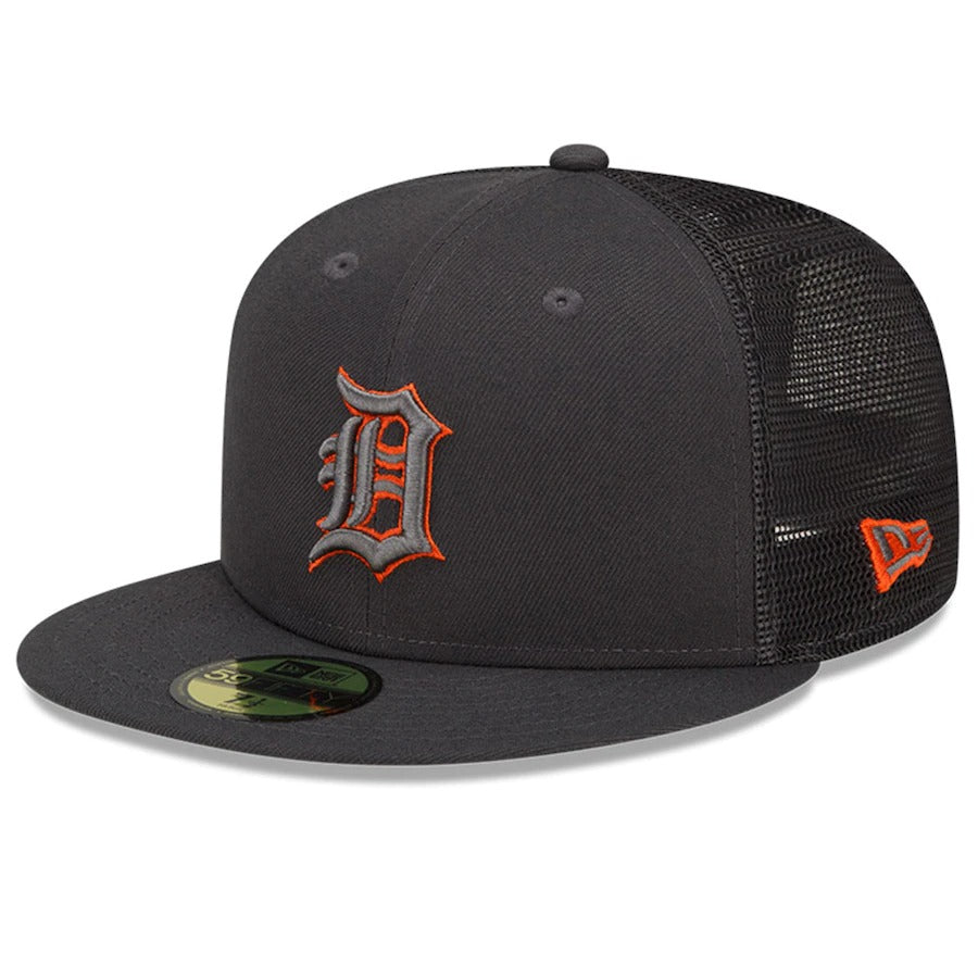 New Era Detroit Tigers Graphite 2022 Batting Practice 59FIFTY Fitted Hat